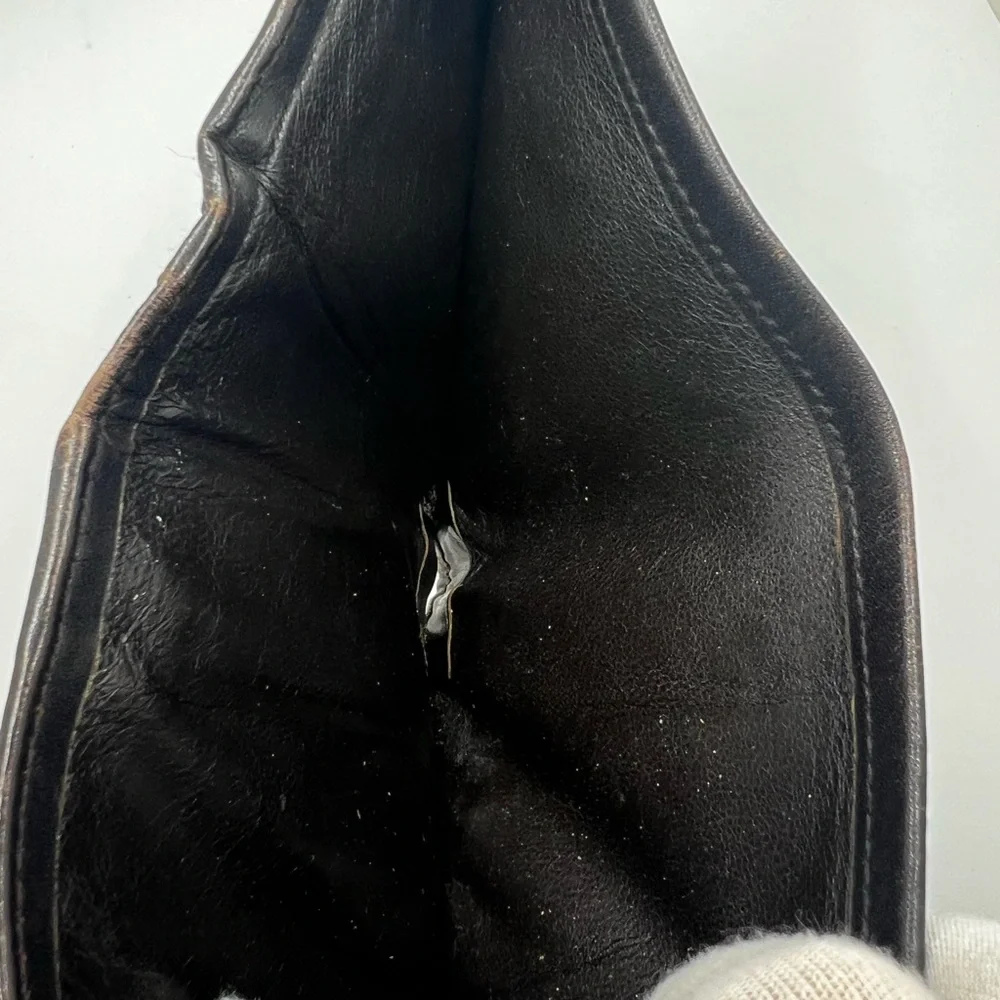 Preowned Gucci Black Men's Bifold Wallet